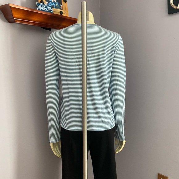 VINCE Long Sleeve Striped Tee - Picture 4 of 12